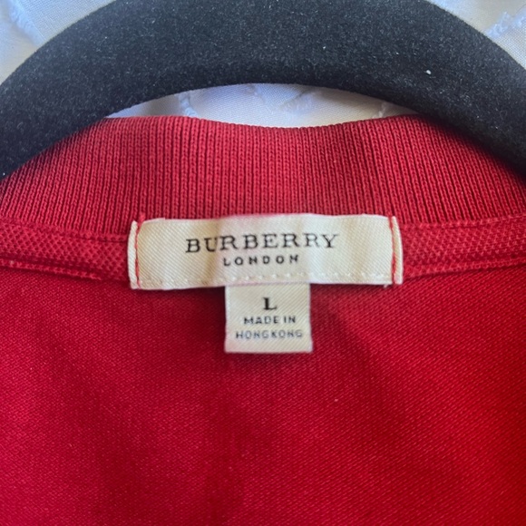 Burberry London Red Polo - Picture 4 of 7